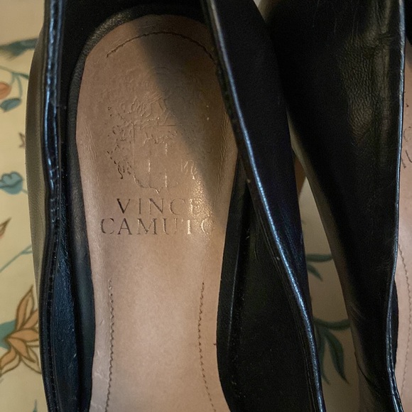 Classic Black Leather Stiletto Heels - Picture 5 of 5